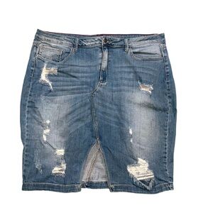 Cello Jean Denim Skirt 3X